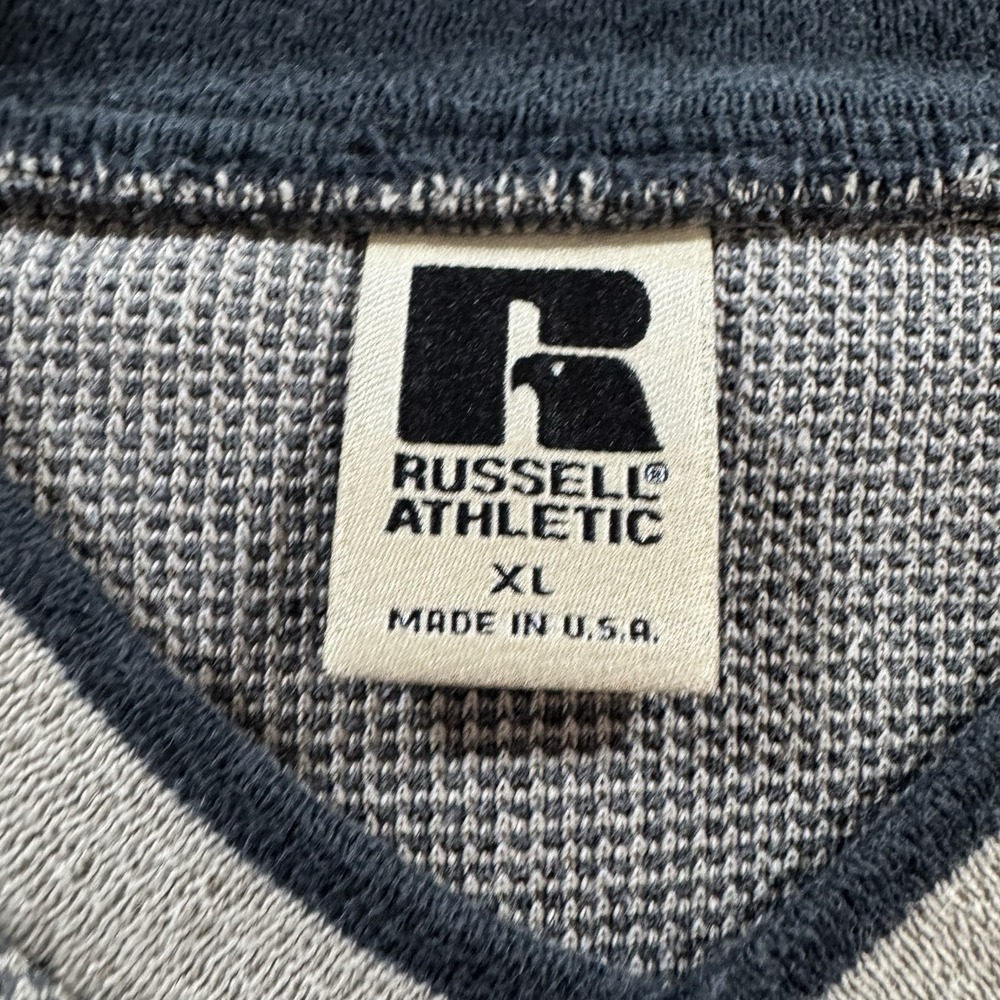 Vintage Russell Athletic Sweatshirt Mens Xl Black Gold Knit Pullover Made In USA - Picture 7 of 12